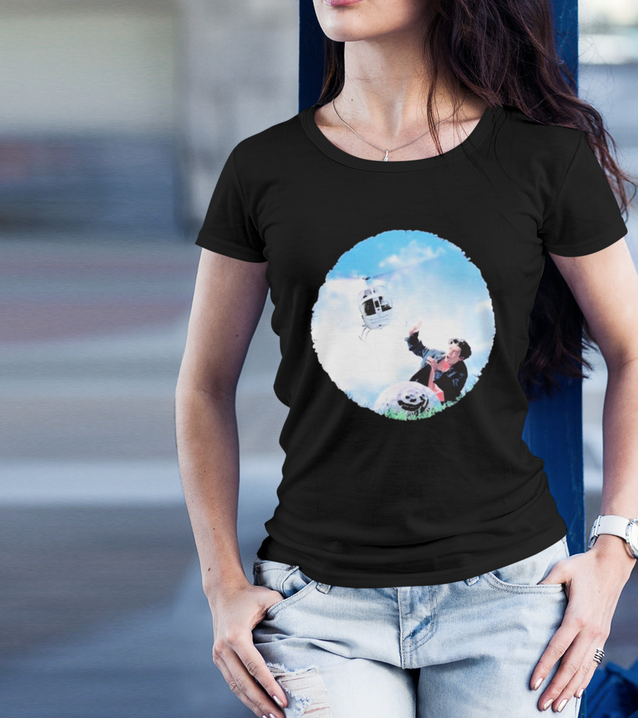All But 6 Records Helicopter Happy Hunting T-Shirt