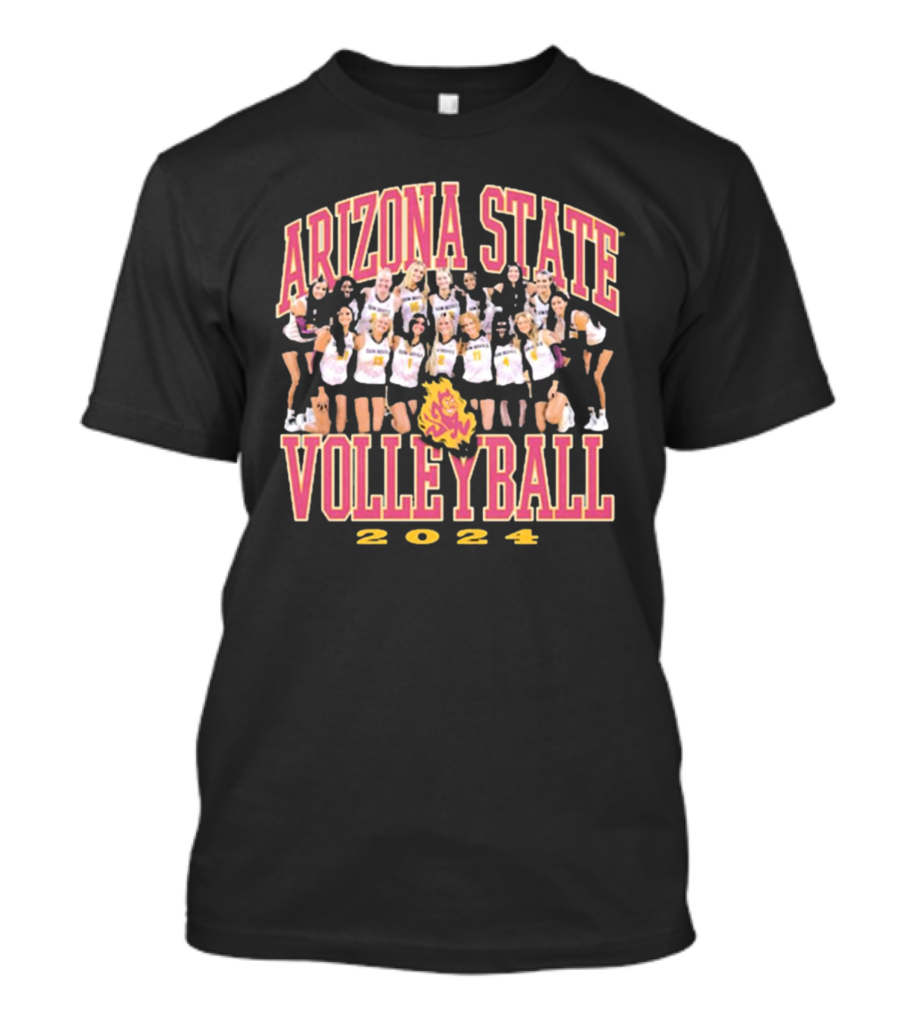 Arizona State Volleyball 2024 Team Photo T-Shirt