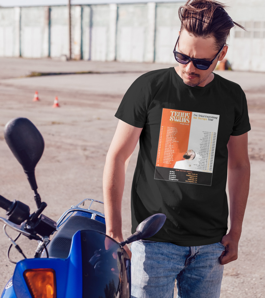 Teddy Swims I've Tried Everything But Therapy Tour 2025 New Dates Added New York Washington Atlanta Nashville Los Angeles T-Shirt