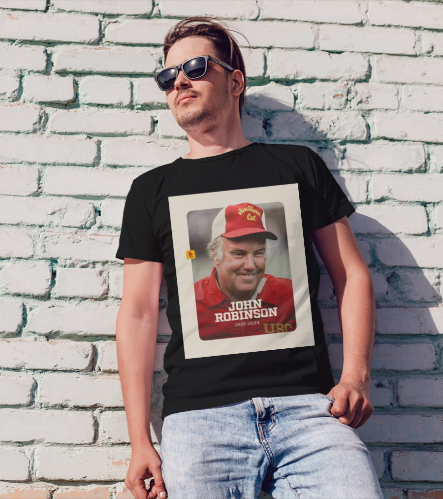 USC Football Coach John Robinson 1935-2024 Southern Cal T-Shirt