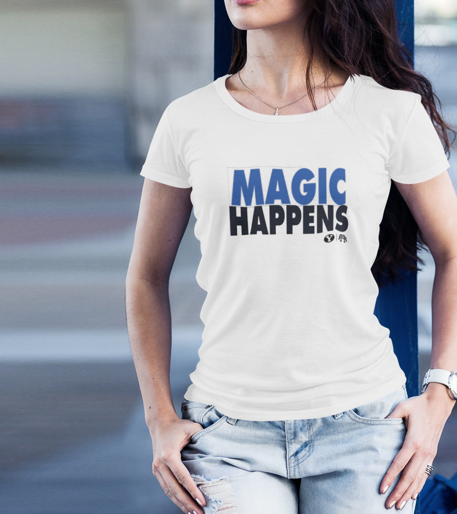 MAGIC HAPPENS BYU Cougars T-Shirt