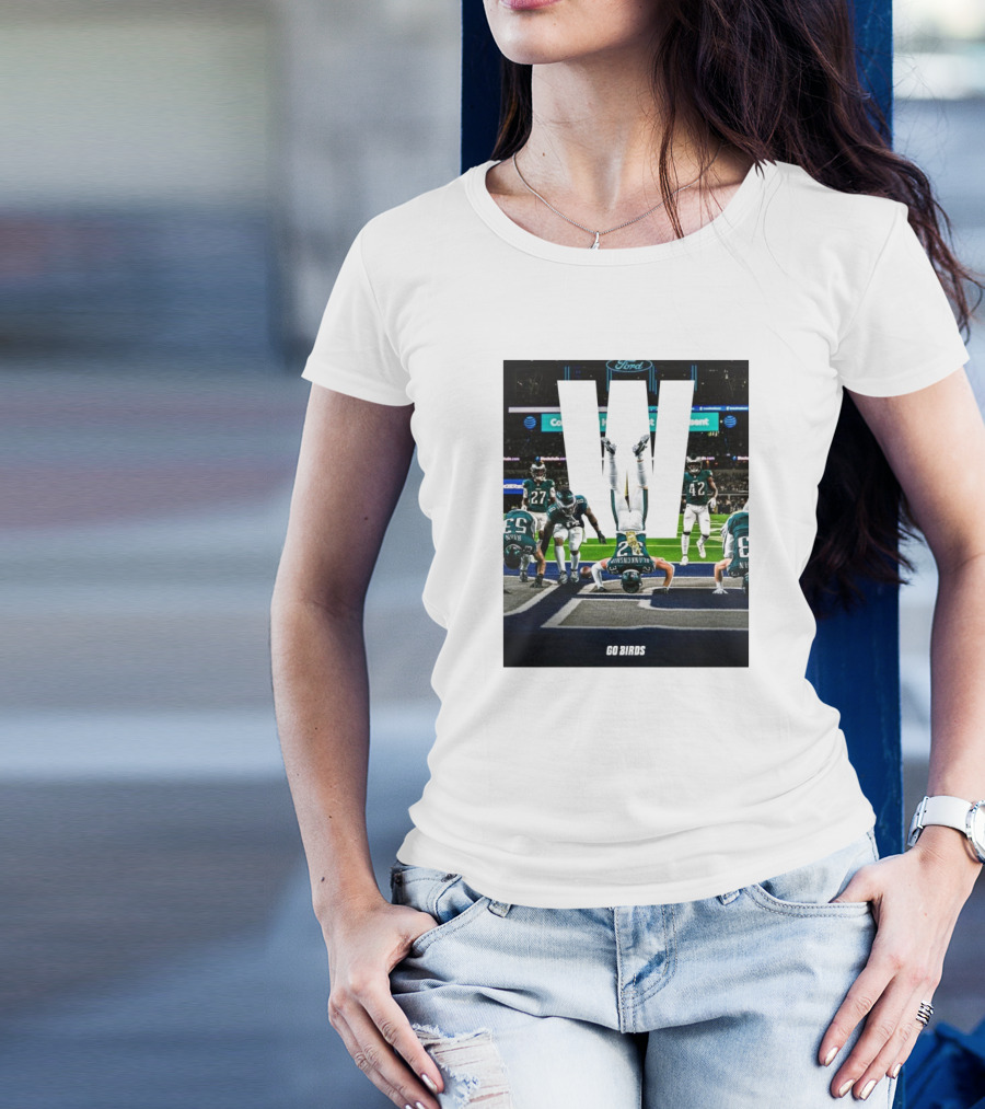 Philadelphia Eagles Giddy Up Headstand Celly W Go Birds T-Shirt