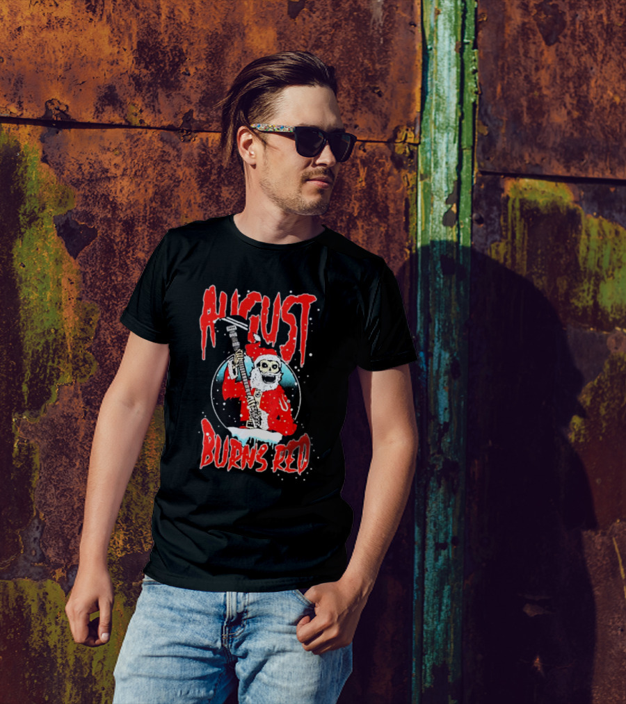 August Burns Red Santa Christmas 2024 Holiday Rock T-Shirt