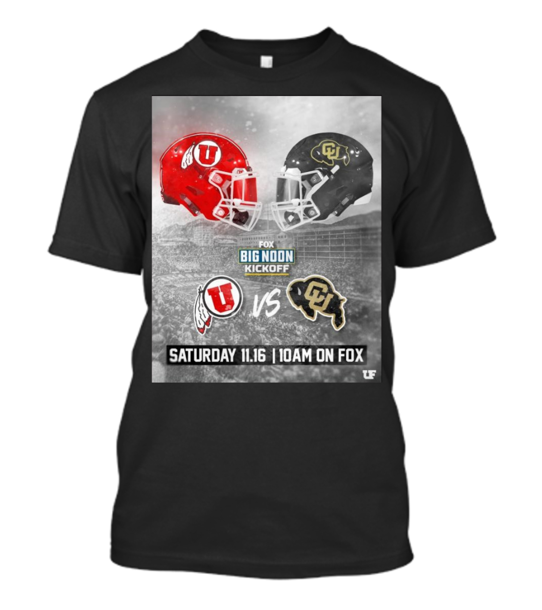Utah Utes Vs Colorado Buffaloes Fox Big Noon Kickoff Saturday 11.16 10AM On Fox T-Shirt