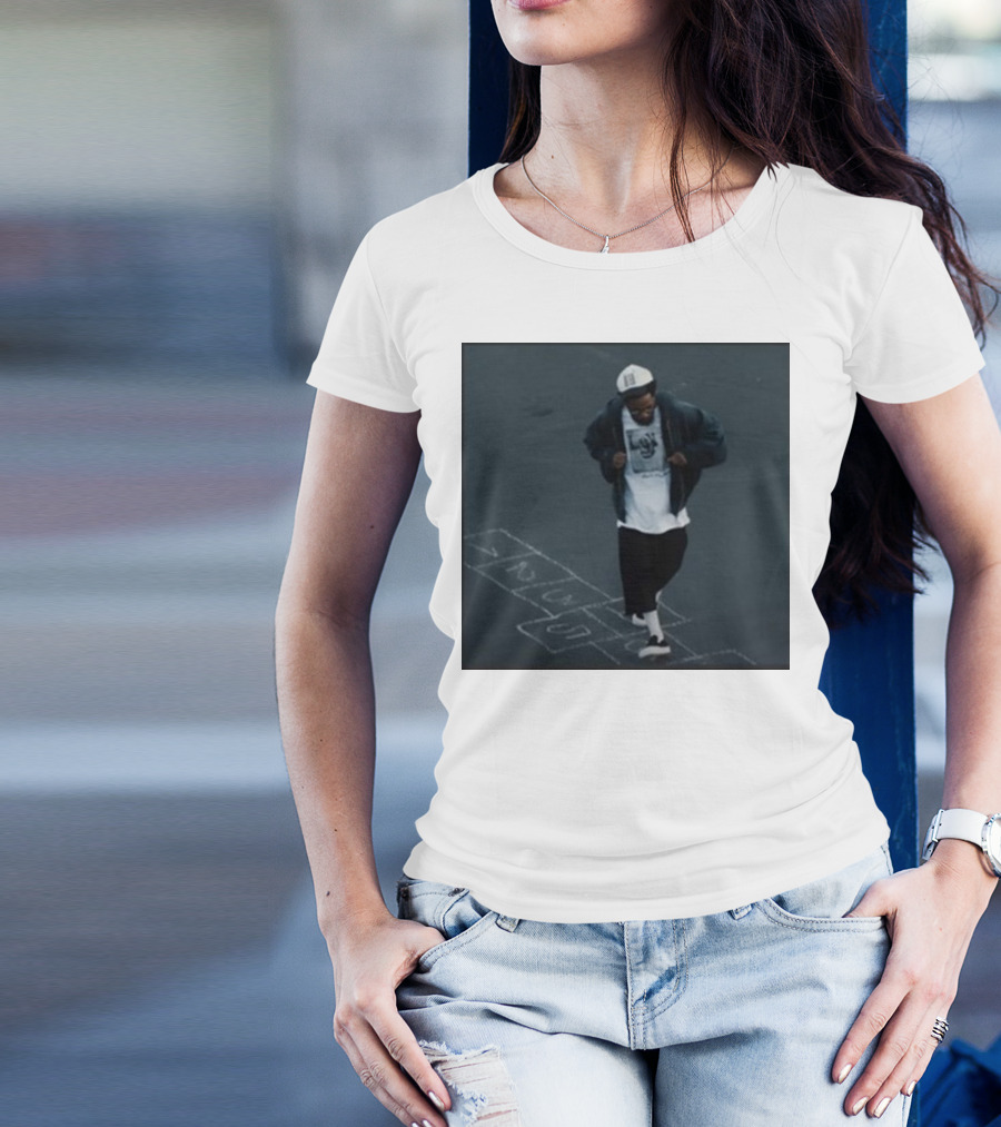 Carlos Boozer Wearing Not Like Us Kendrick Lamar Hopscotch T-Shirt