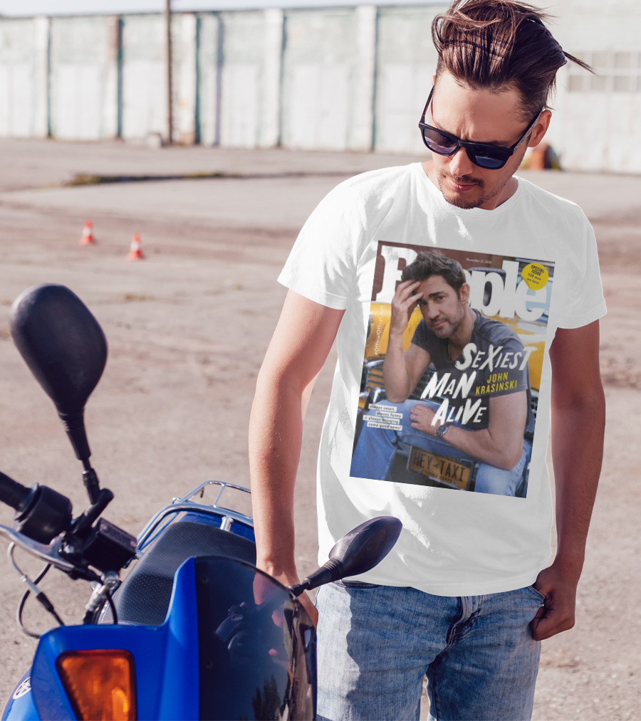 People November 2024 Special Issue Sexiest Man Alive John Krasinski Always Smart Always Funny Bringing Some Good News T-Shirt