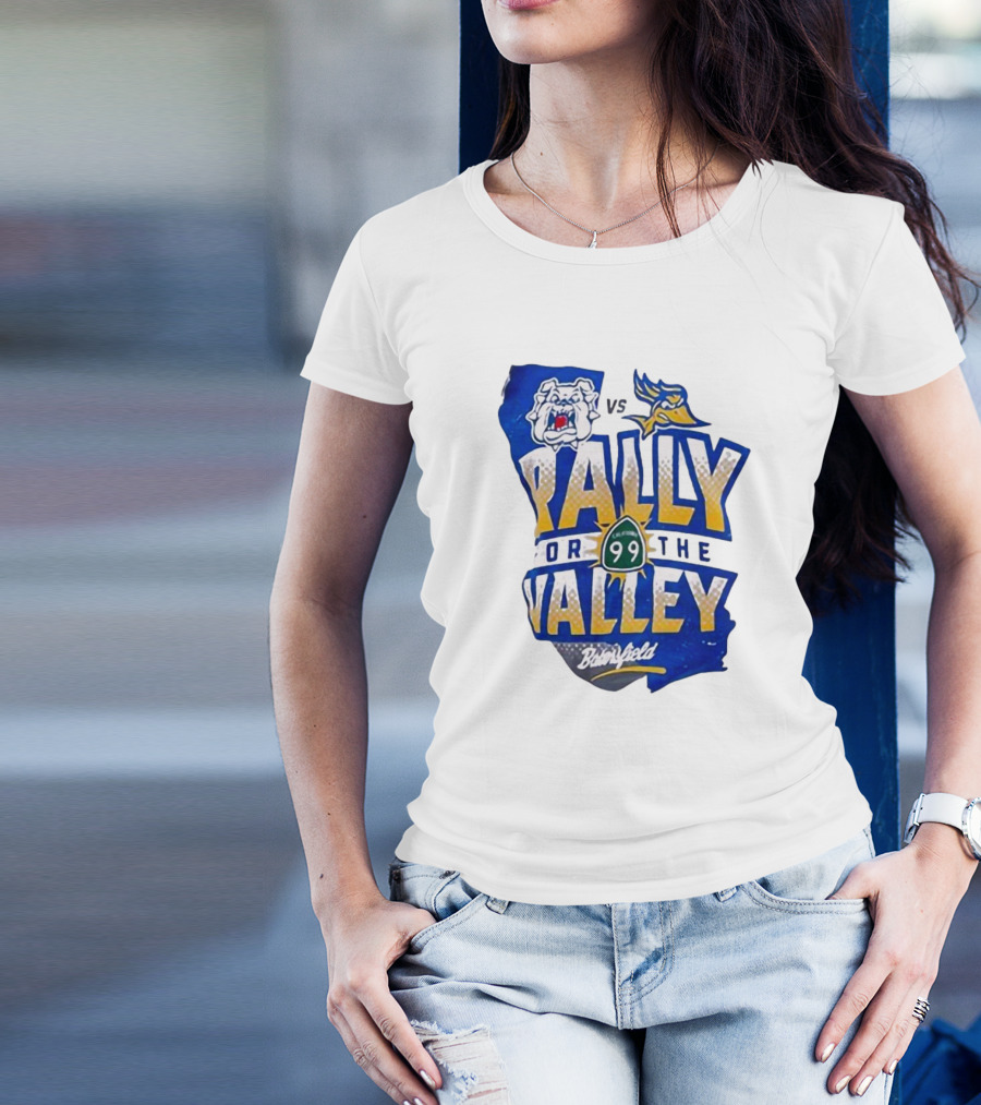 Georgia Bulldogs Vs Los Angeles Chargers Highway 99 Rally For The Valley Bakersfield T-Shirt
