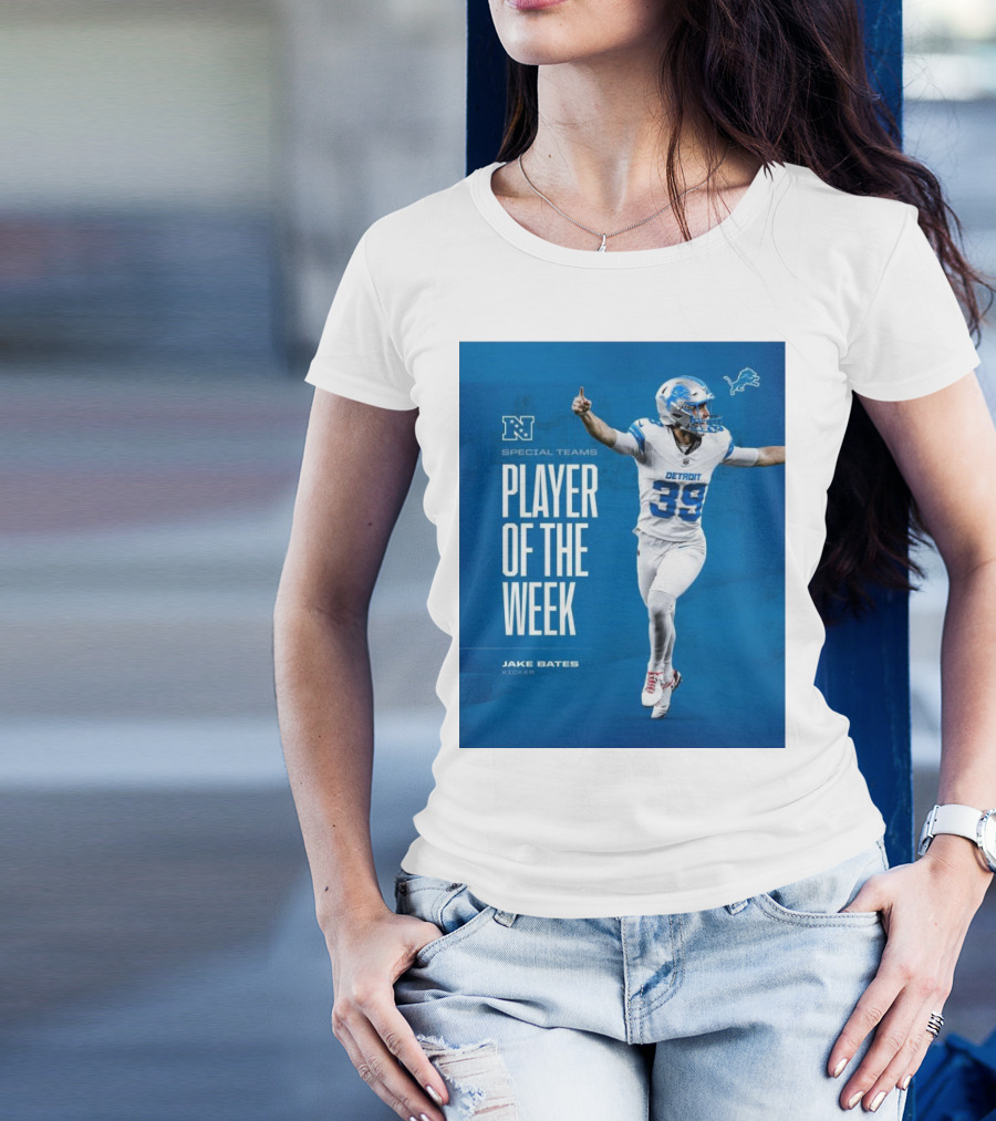 Jake Bates Detroit Lions Special Teams Player Of The Week T-Shirt