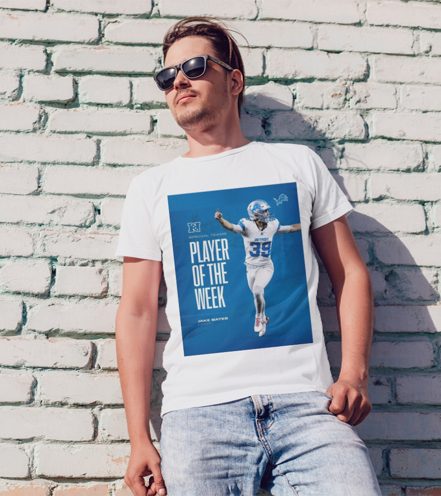 Jake Bates Detroit Lions Special Teams Player Of The Week T-Shirt