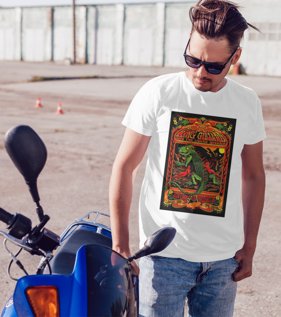 King Gizzard And The Lizard Wizard November 13 2024 JJ’s Live Fayetteville AR Psychedelic Concert T-Shirt