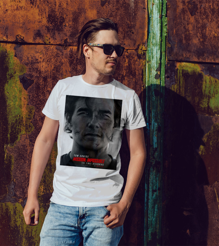 Tom Cruise Mission Impossible The Final Reckoning 05.23.25 Intense Close-Up T-Shirt
