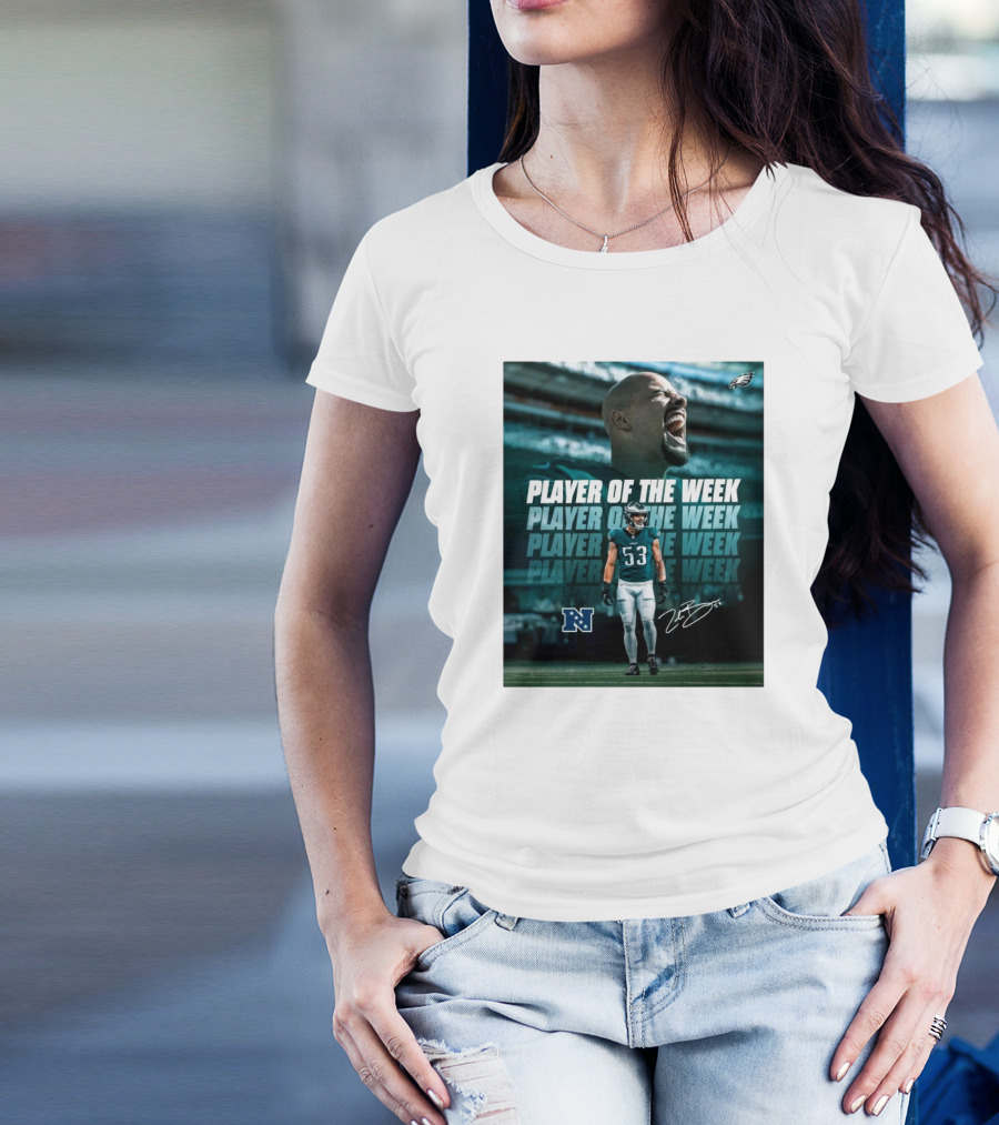 Player Of The Week Philadelphia Eagles NFC Signature T-Shirt