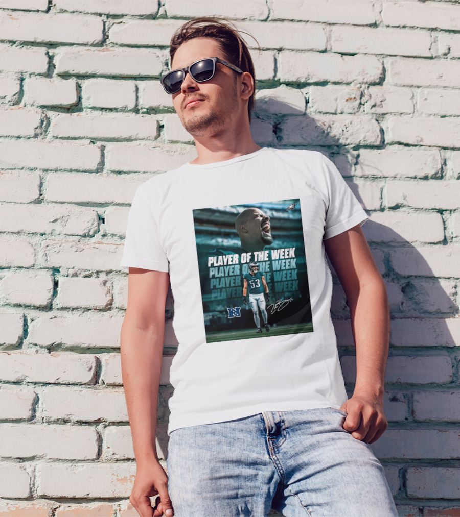 Player Of The Week Philadelphia Eagles NFC Signature T-Shirt