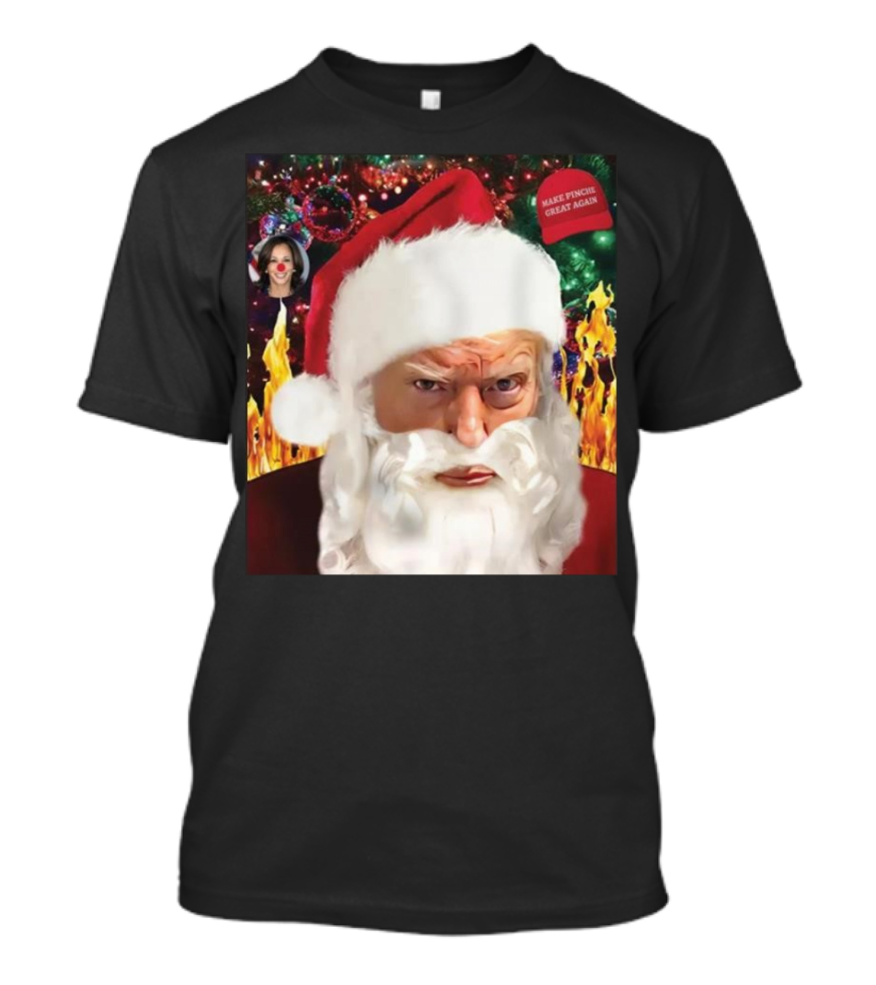 Trump Santa 2024 Make America Great Again Christmas T-Shirt