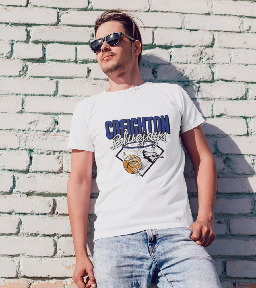 Creighton Bluejays Basketball Nothing But Net T-Shirt