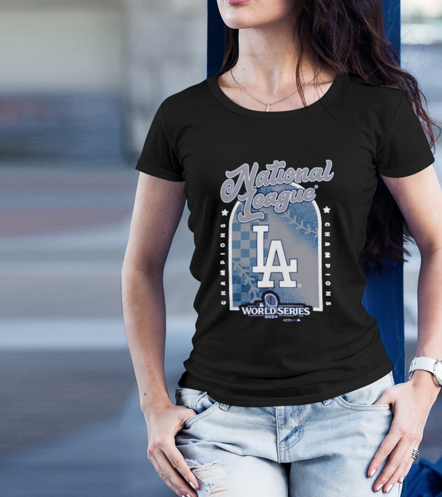 Los Angeles Dodgers 2024 National League Champions World Series T-Shirt