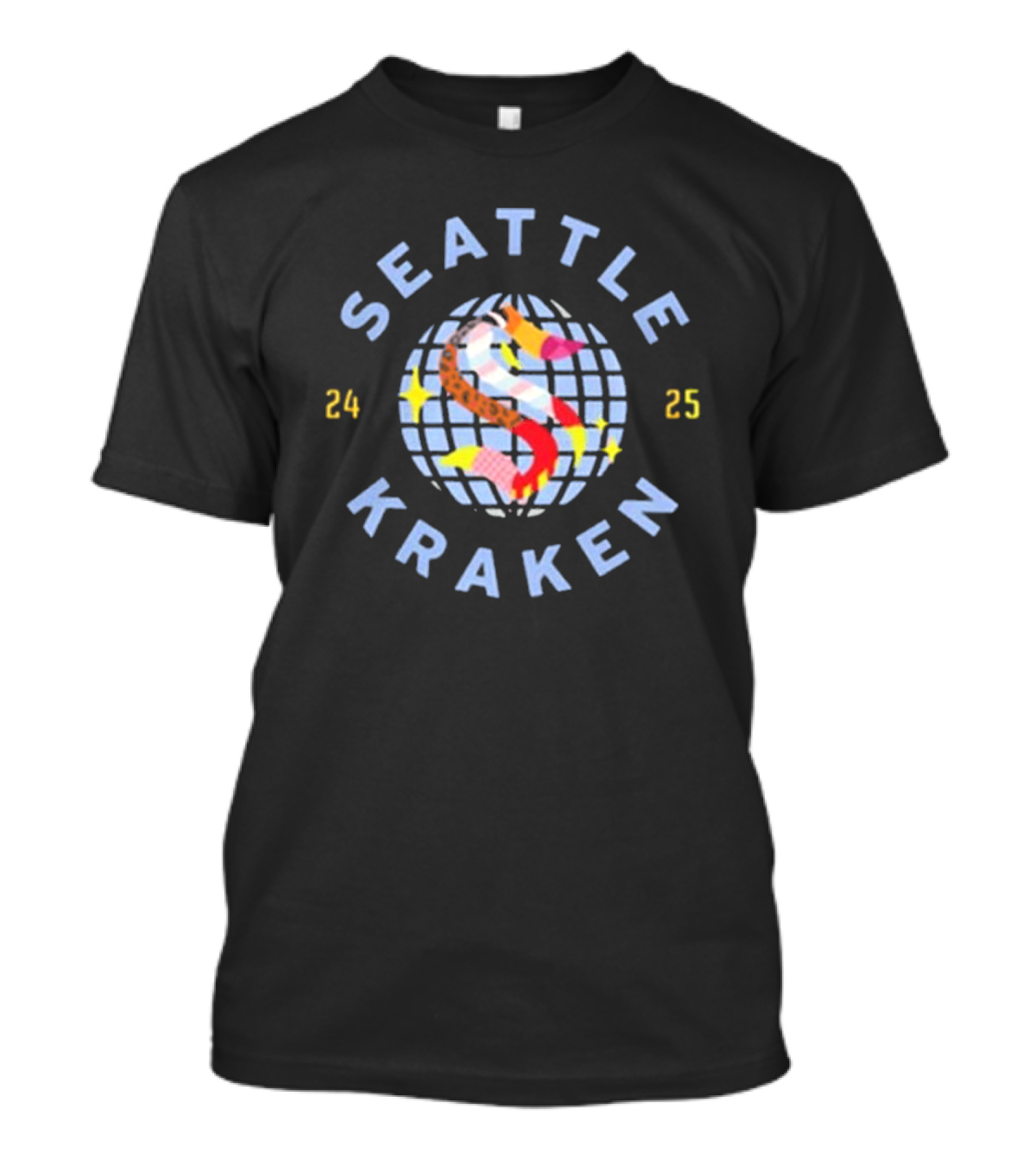Seattle Kraken Pride Night 2025 Global Celebration 24 25 T-Shirt