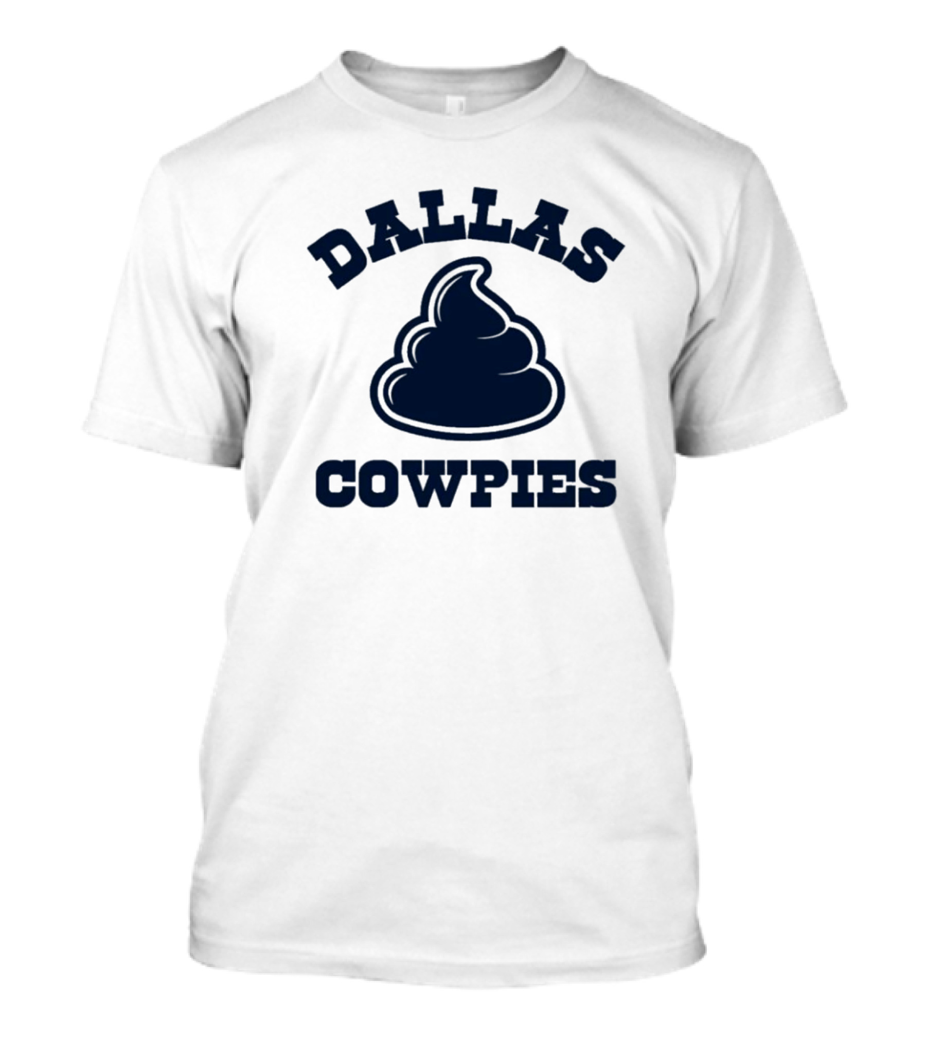 Dallas Cowpies 2024 Mock Team Logo Humor T-Shirt