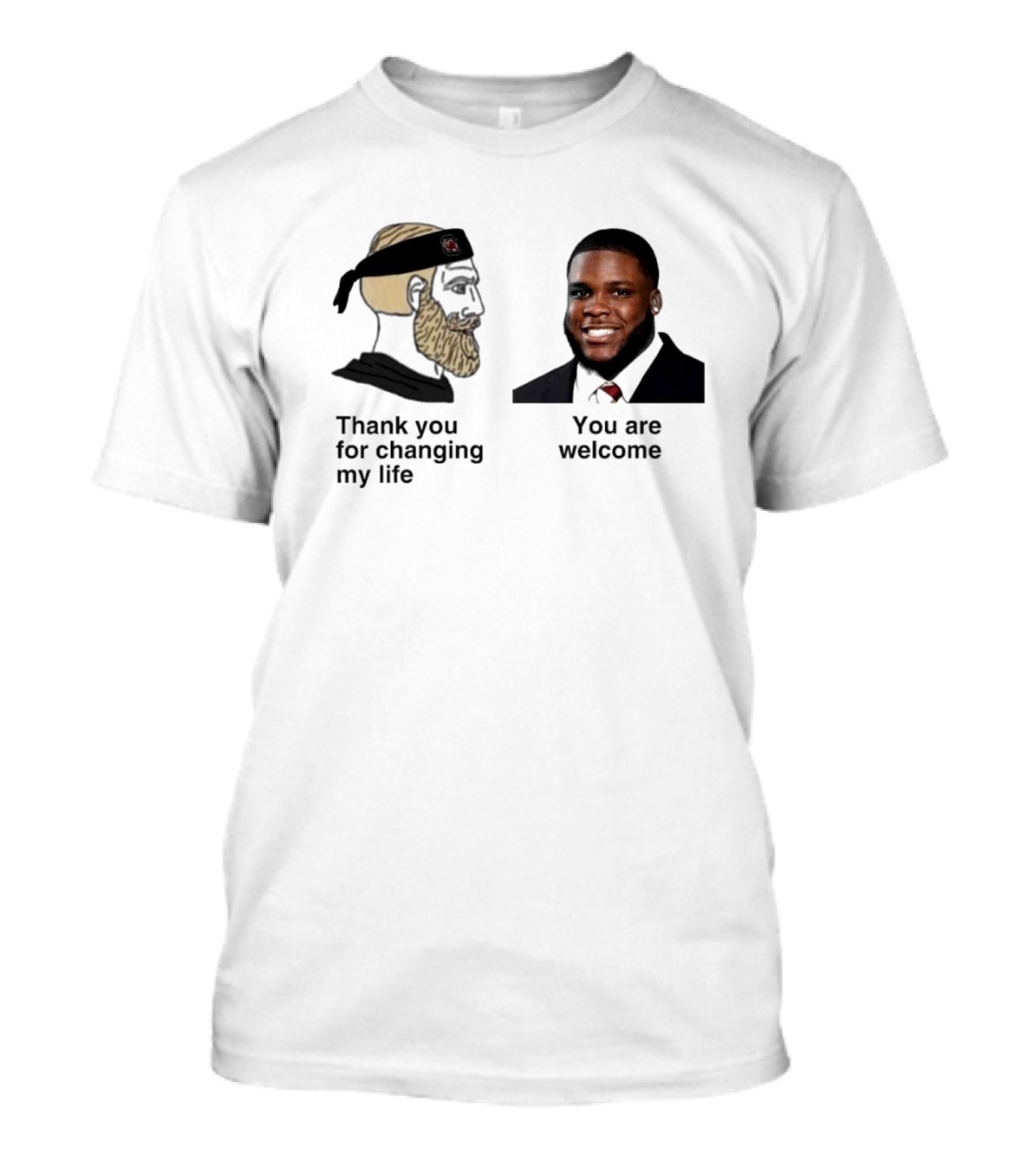 Thank You For Changing My Life You Are Welcome Raheim Sanders Gamecocks T-Shirt