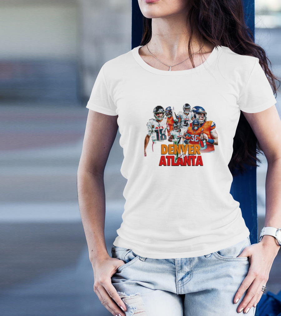 Denver Vs Atlanta NFL Broncos Vs Falcons Players Sunday 11 17 T-Shirt