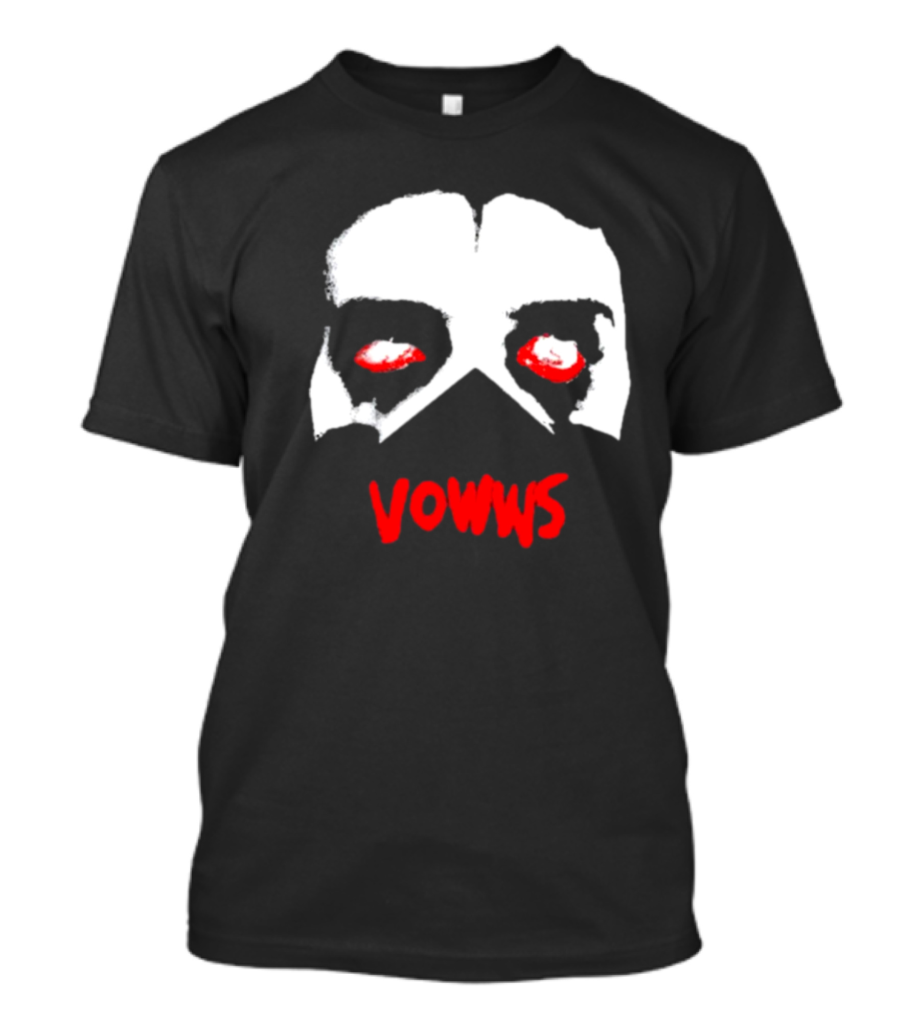 Vowwsband Vowws Hollow Face Red Eyes T-Shirt