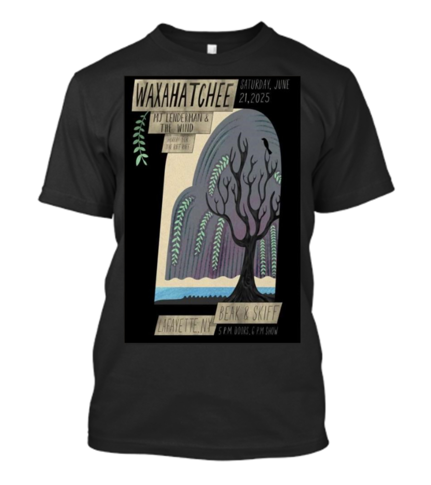 Waxahatchee Lafayette NY Beak And Skiff June 21 2025 Show With MJ Lenderman And The Wind T-Shirt