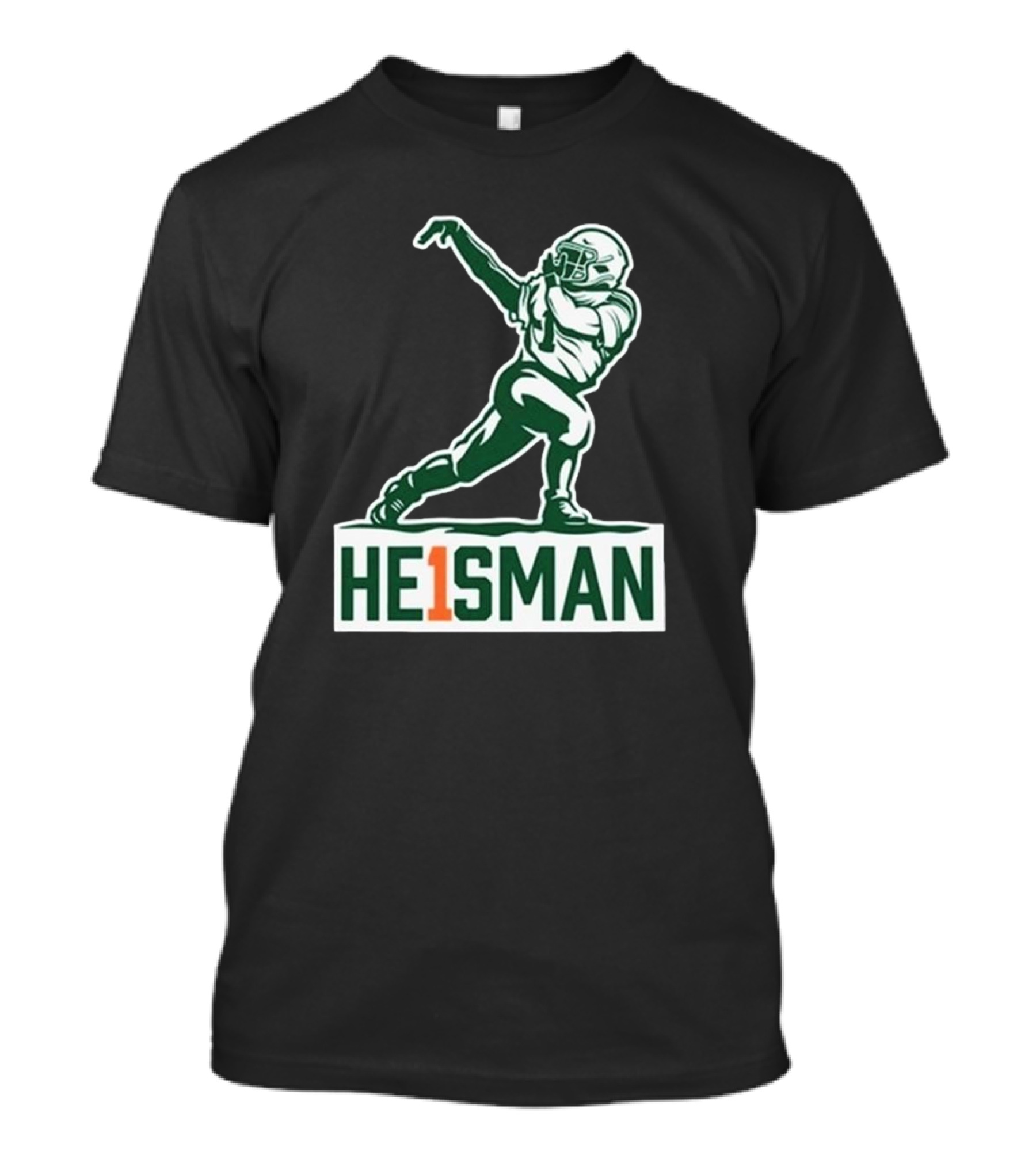 HE1SMAN Football Pose With Jersey Number One T-Shirt