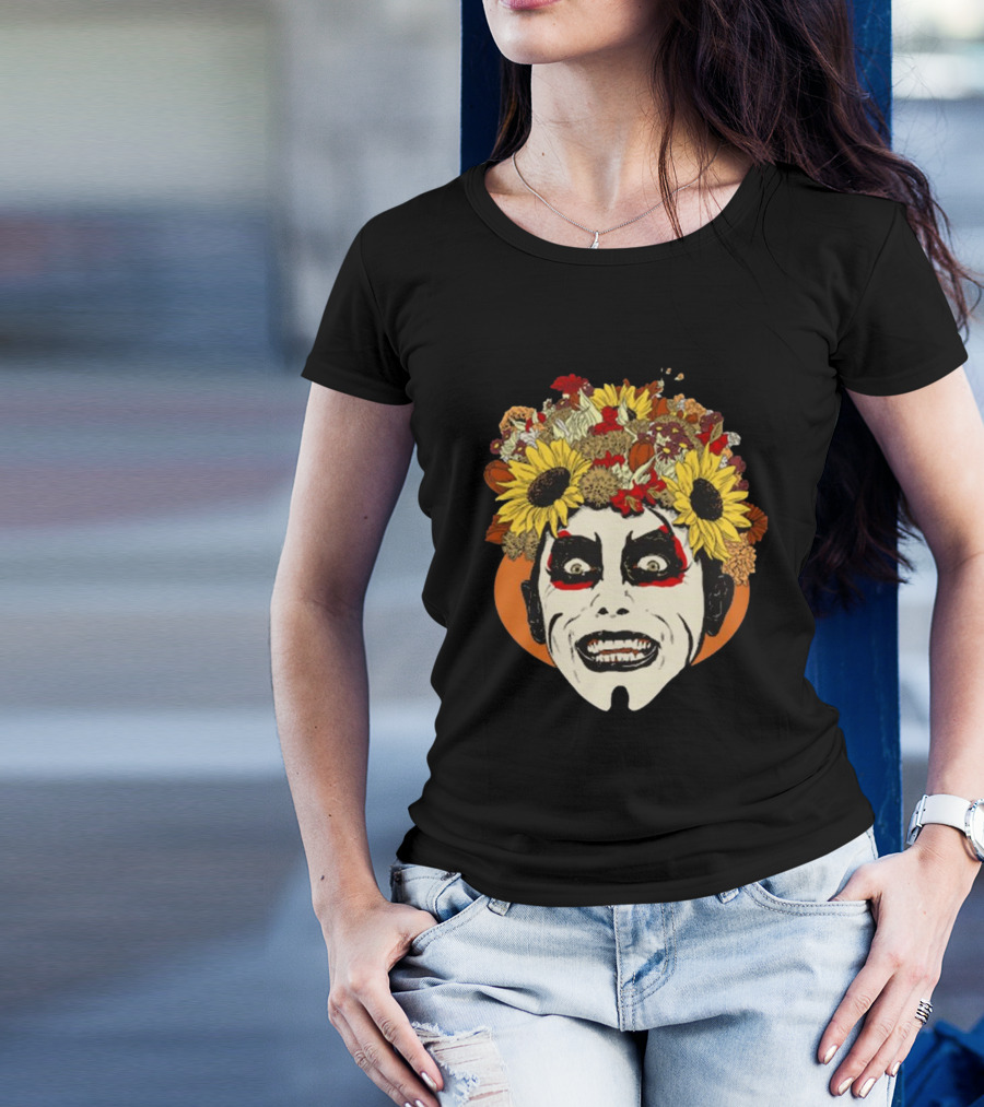 Danhausen Fallhausen Sunflower Face Paint WWE Wrestling T-Shirt