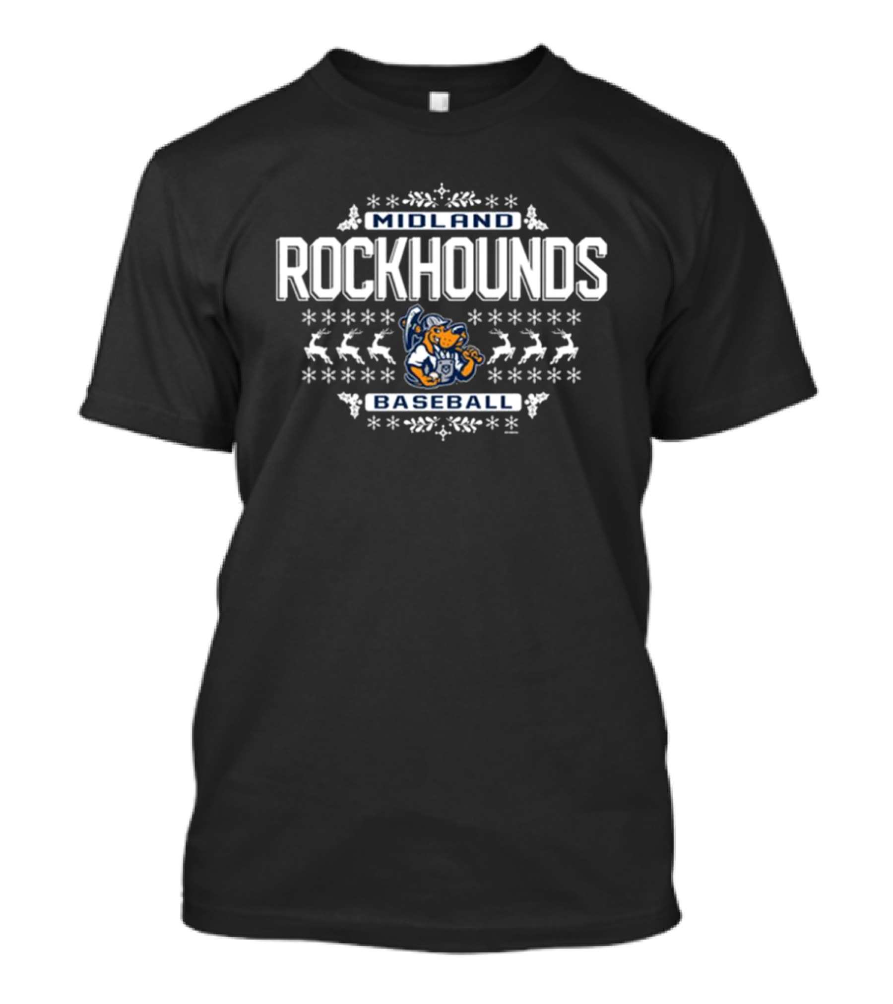 Midland RockHounds Baseball Ugly Christmas Sweater 2024 Holiday Yuletide T-Shirt
