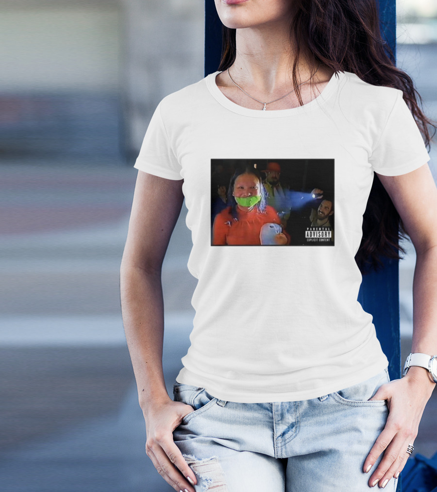 Trishabriellee Fishtank Parental Advisory Explicit Content T-Shirt