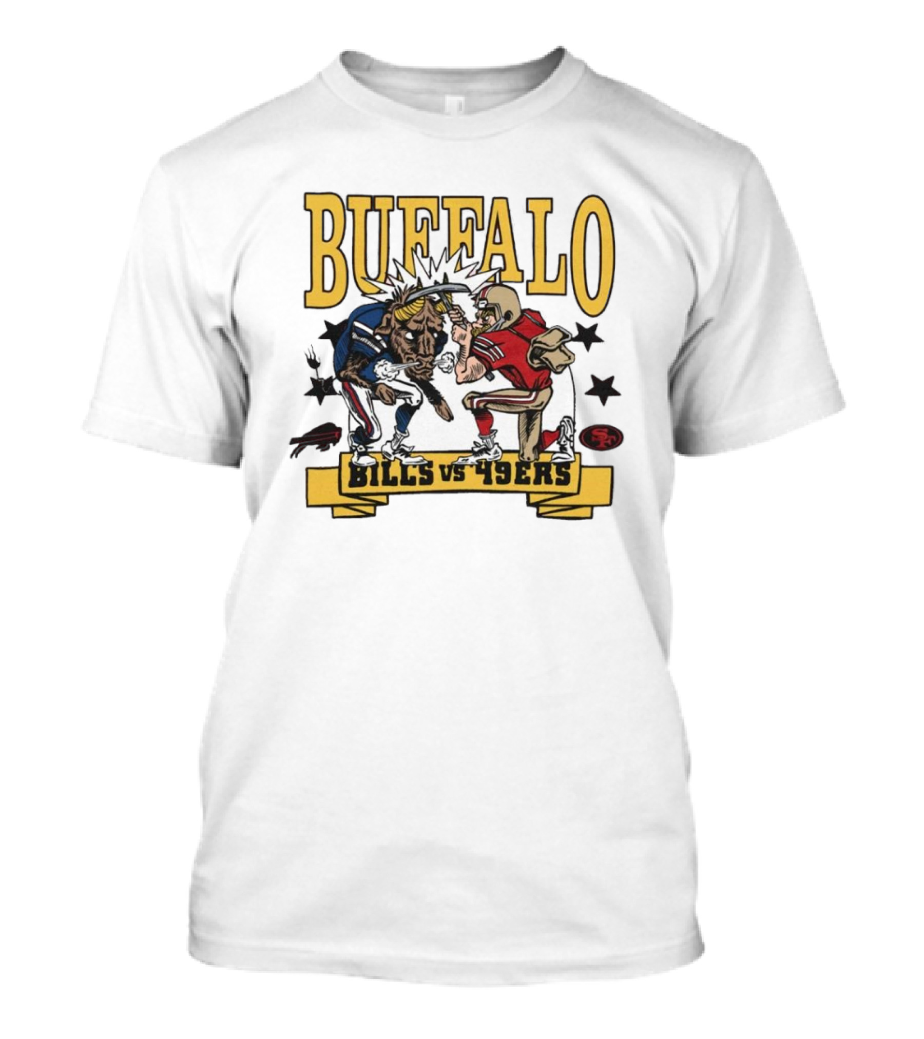 Buffalo Bills Vs San Francisco 49ers Matchup December 1, 2024 NFL Showdown T-Shirt
