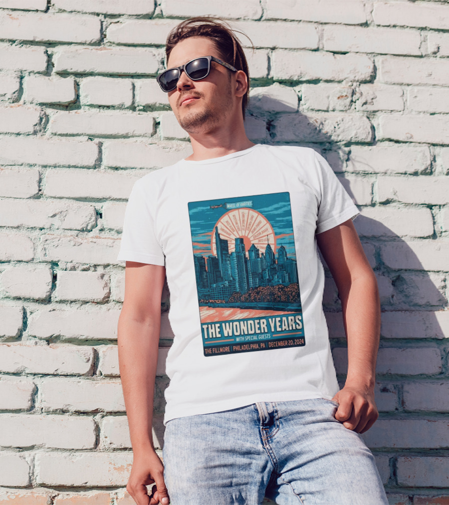 The Wonder Years Tour The Fillmore Philadelphia PA With Wheel Of Rarities December 20 T-Shirt