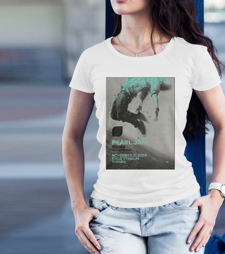 Pearl Jam Pixies Cosmic Psychos Engie Stadium Sydney November 21 T-Shirt
