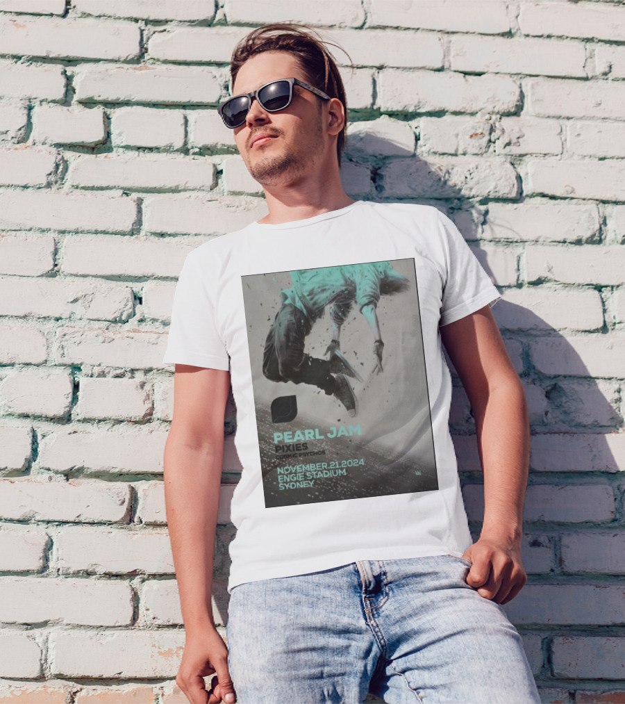 Pearl Jam Pixies Cosmic Psychos Engie Stadium Sydney November 21 T-Shirt