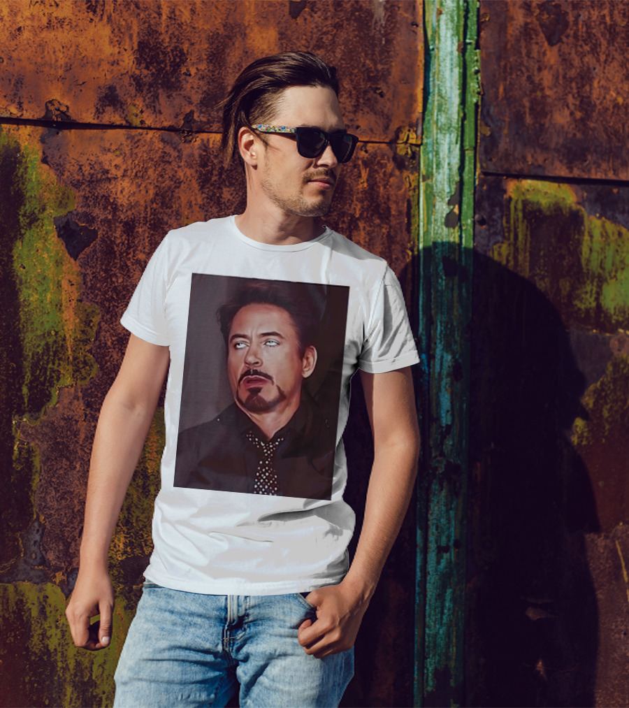 The RDJ Eye Roll Meme Face T-Shirt
