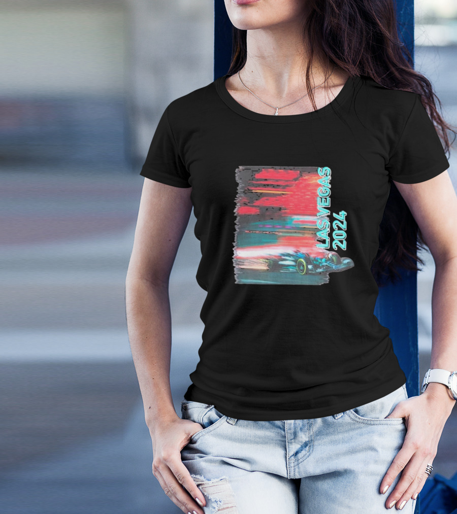 Mercedes AMG Petronas Las Vegas 2024 Race Speed T-Shirt