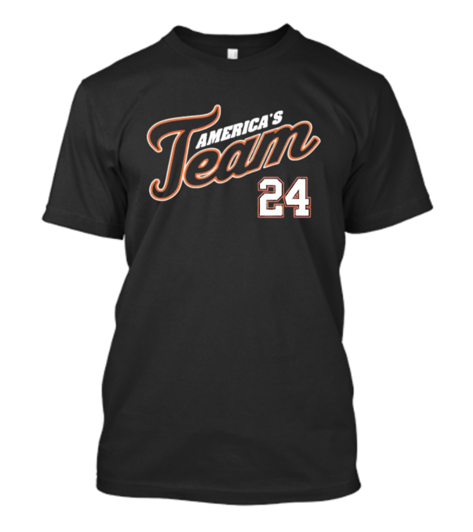 Detroit Tigers America’s Team 24 MLB T-Shirt