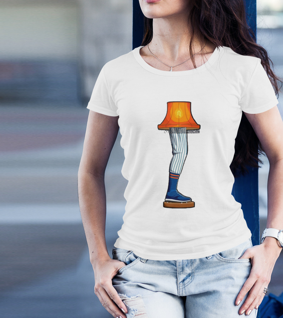 LGM Leg Lamp New York Mets MLB Baseball T-Shirt