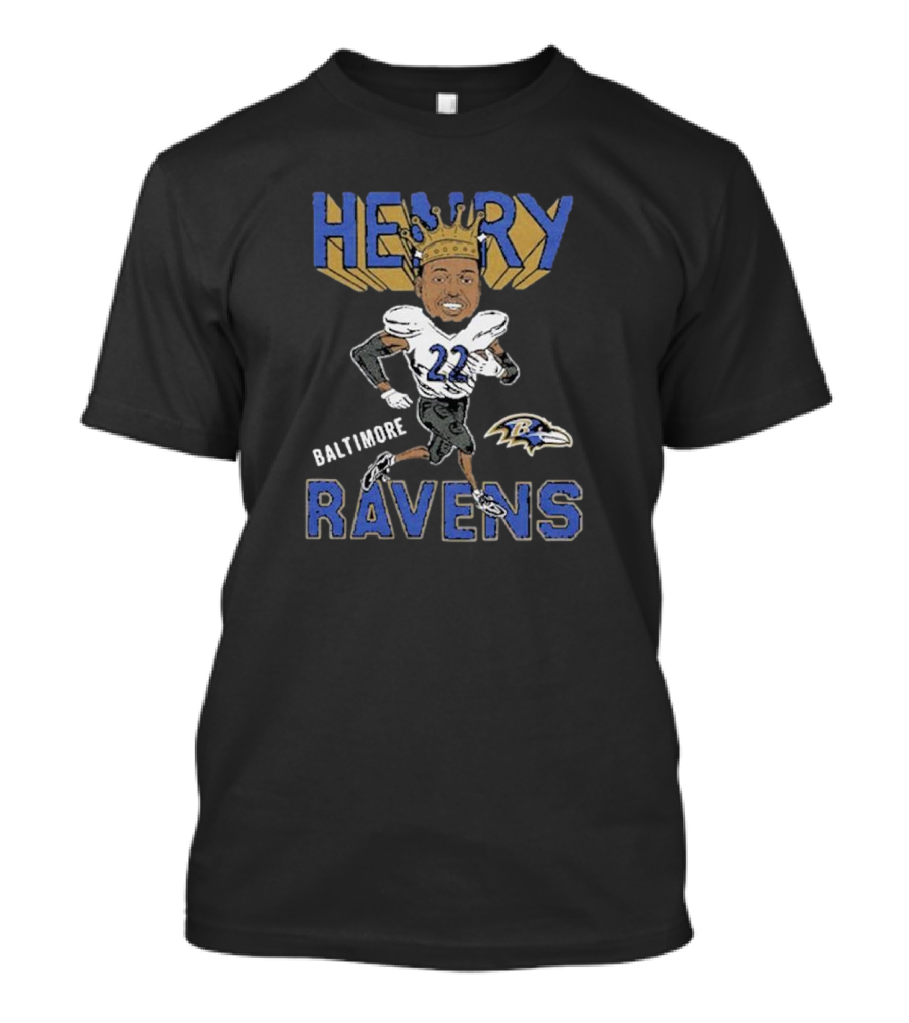 Henry Derrick Baltimore Ravens King 22 T-Shirt