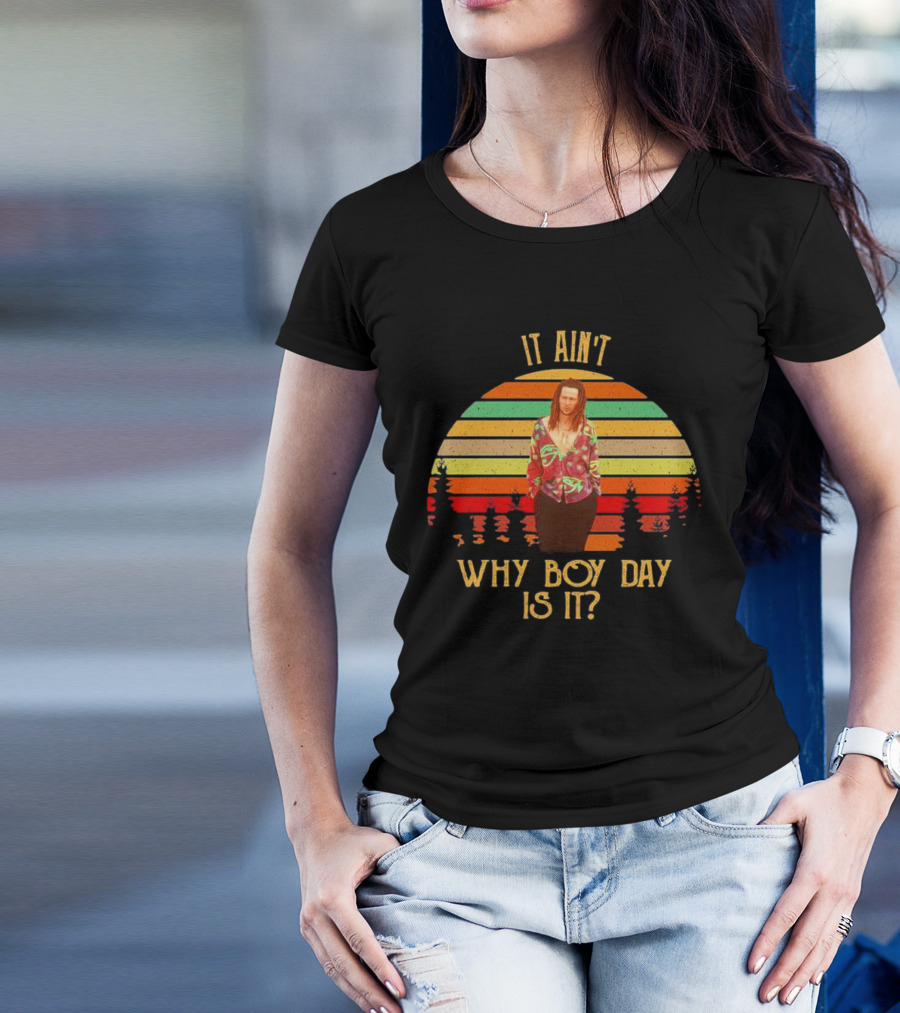 Drexl Spivey It Ain’t White Boy Day Is It Vintage Retro Sunset T-Shirt