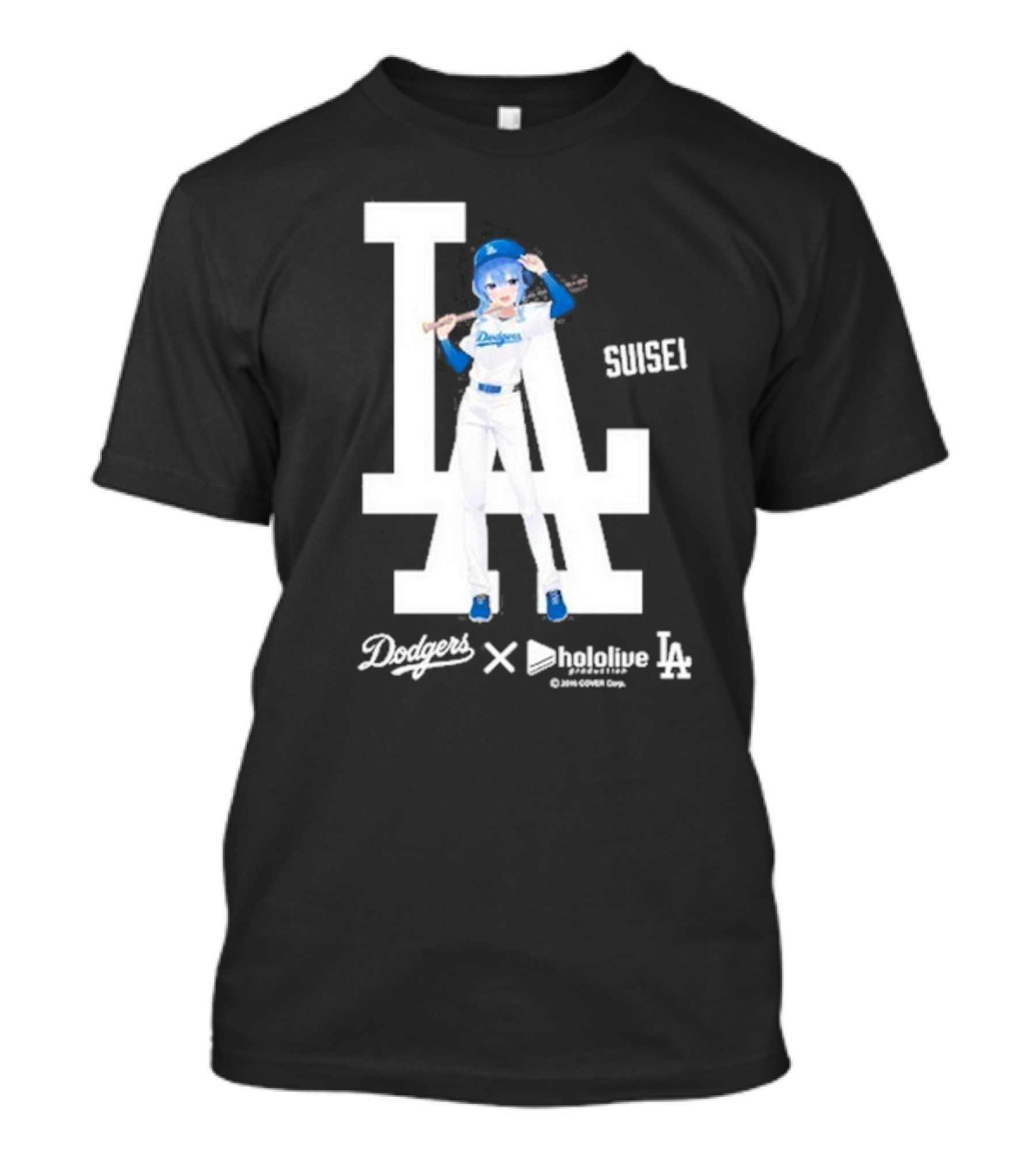 LA Dodgers X Hololive Production Suisei Collaboration T-Shirt