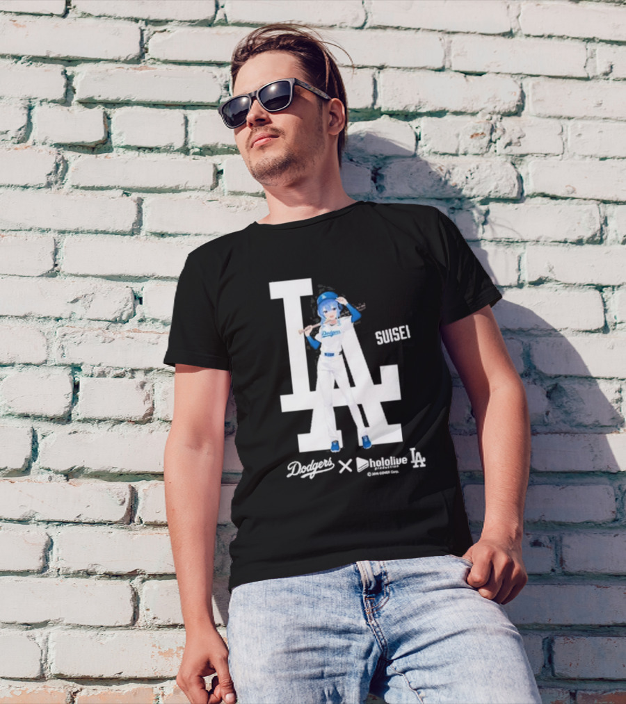 LA Dodgers X Hololive Production Suisei Collaboration T-Shirt