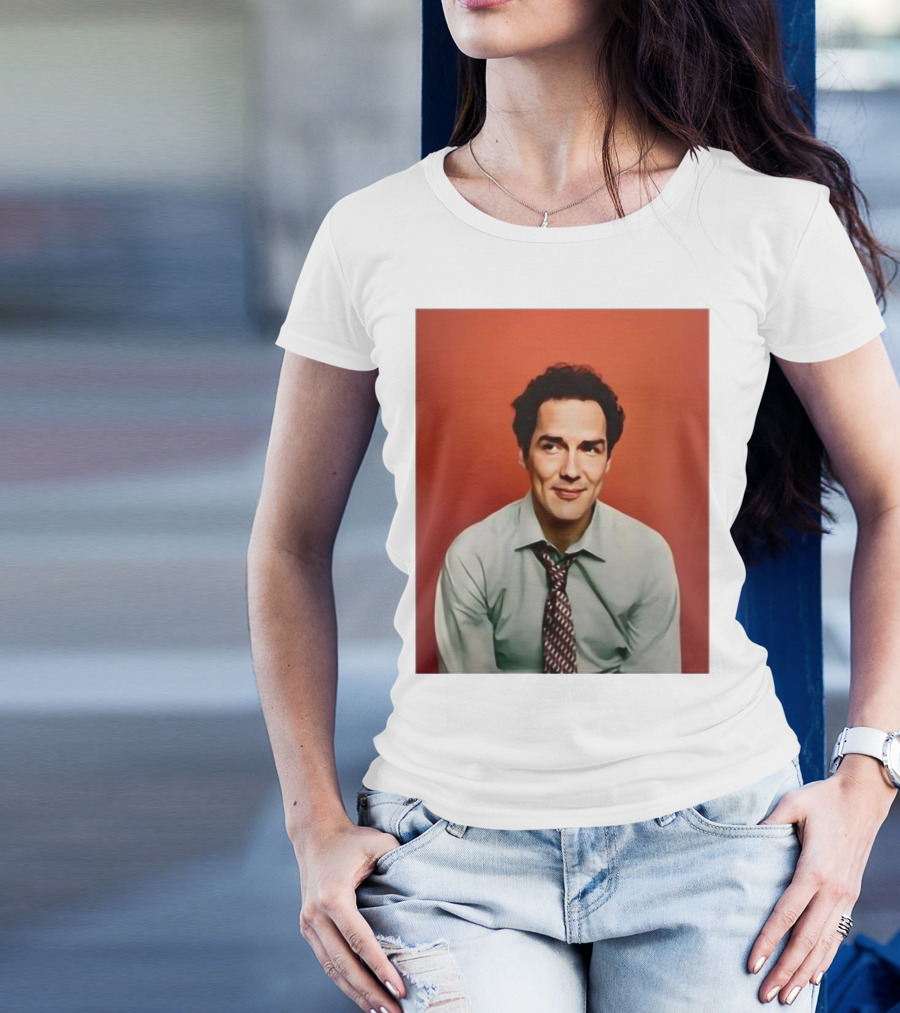 Ahren Stringer Wearing Norm Macdonald Photo T-Shirt