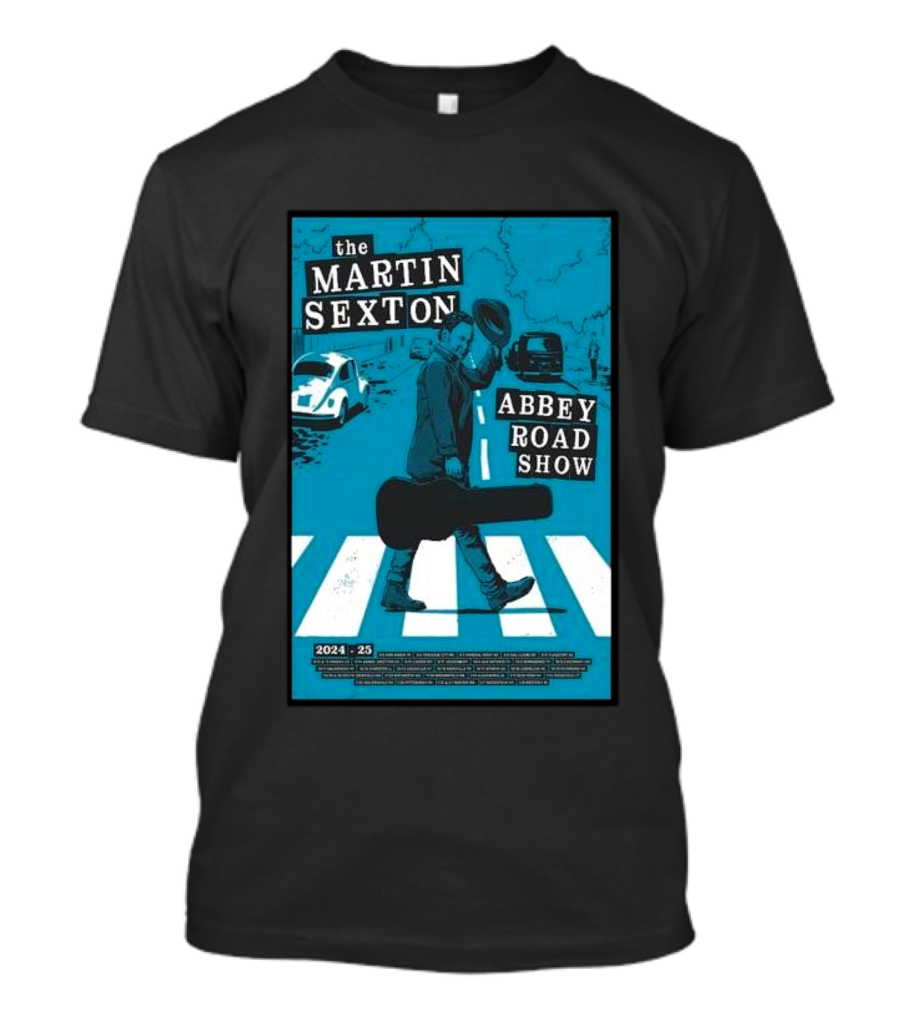 The Martin Sexton Abbey Road Show 2024 2025 Vintage Pedestrian Crossing T-Shirt