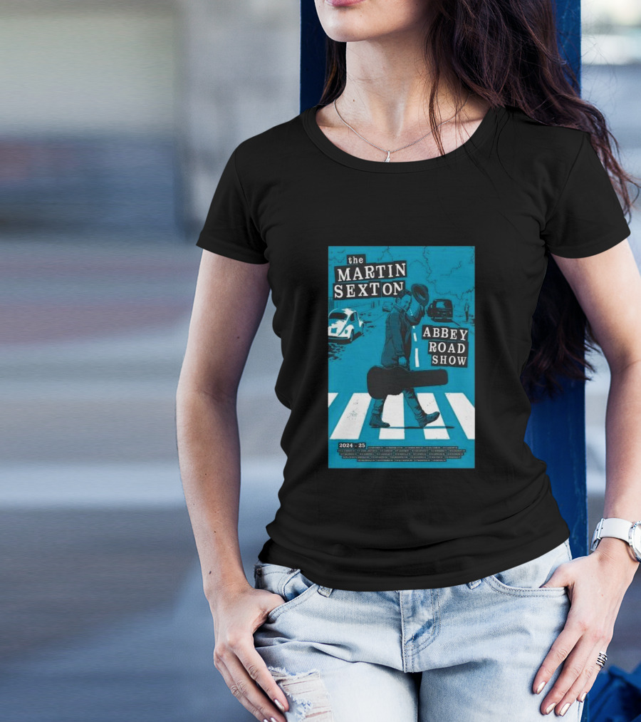 The Martin Sexton Abbey Road Show 2024 2025 Vintage Pedestrian Crossing T-Shirt
