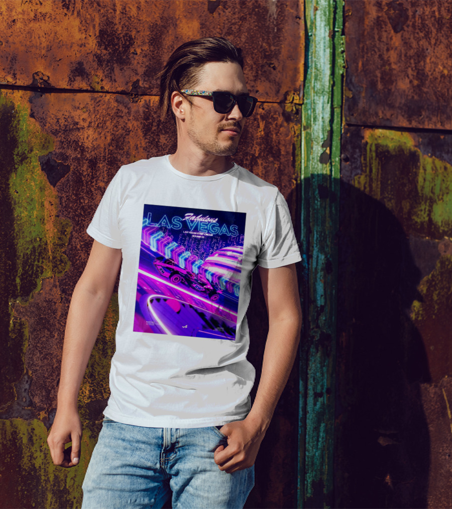 Fabulous Las Vegas Las Vegas Strip Circuit Round 22 Race Day Primer Chat Pack T-Shirt