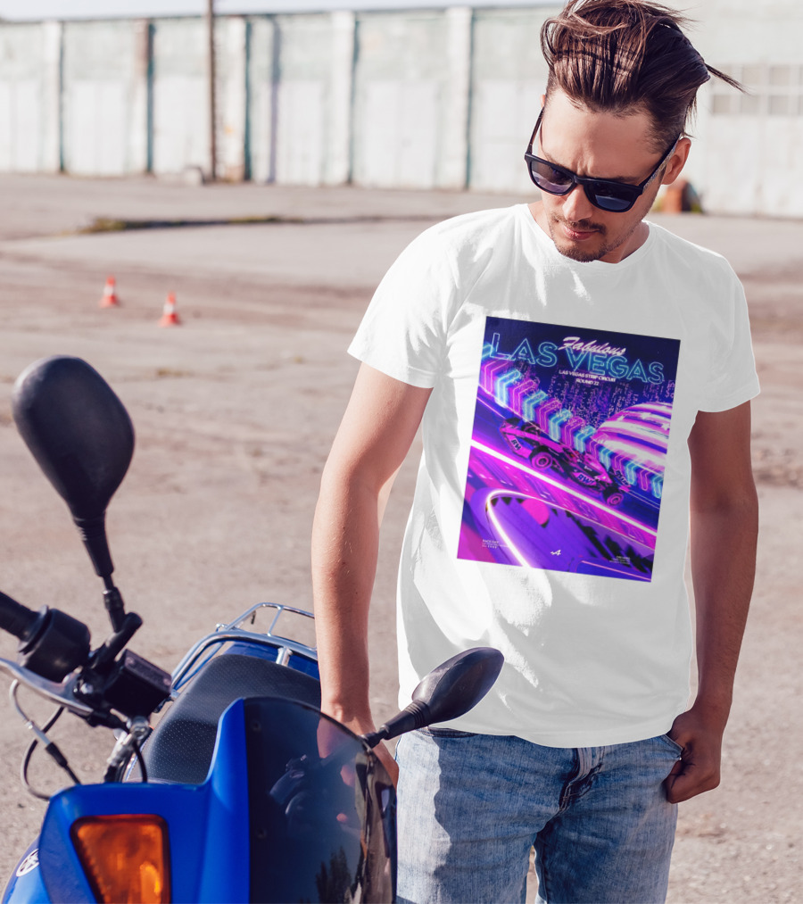 Fabulous Las Vegas Las Vegas Strip Circuit Round 22 Race Day Primer Chat Pack T-Shirt