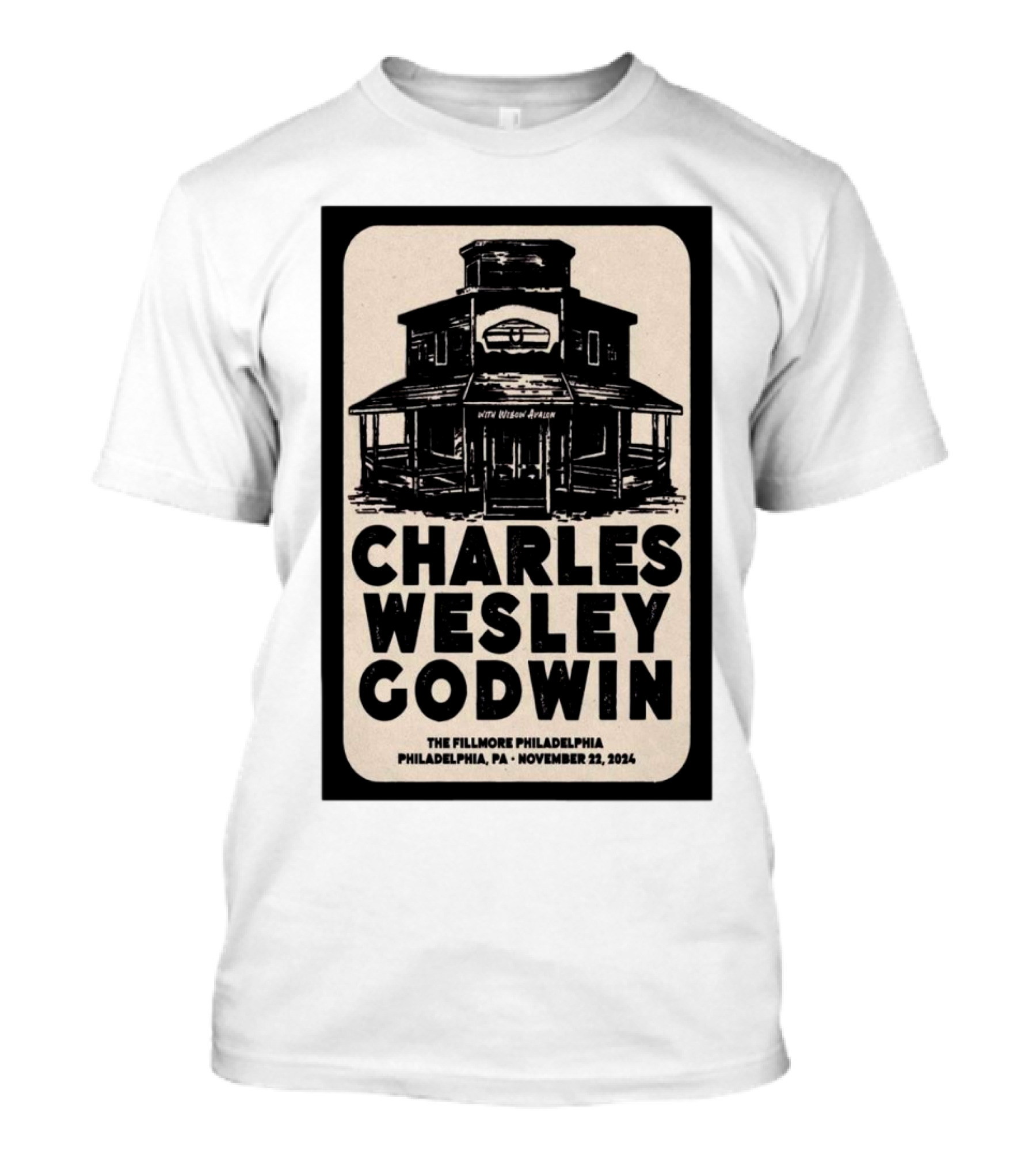 Charles Wesley Godwin Live At The Fillmore Philadelphia Nov 22 T-Shirt