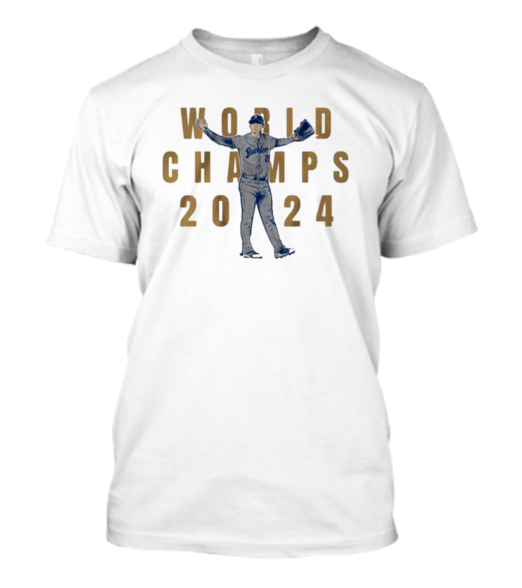 Walker Buehler World Champs 2024 Los Angeles Dodgers MLB Signature T-Shirt