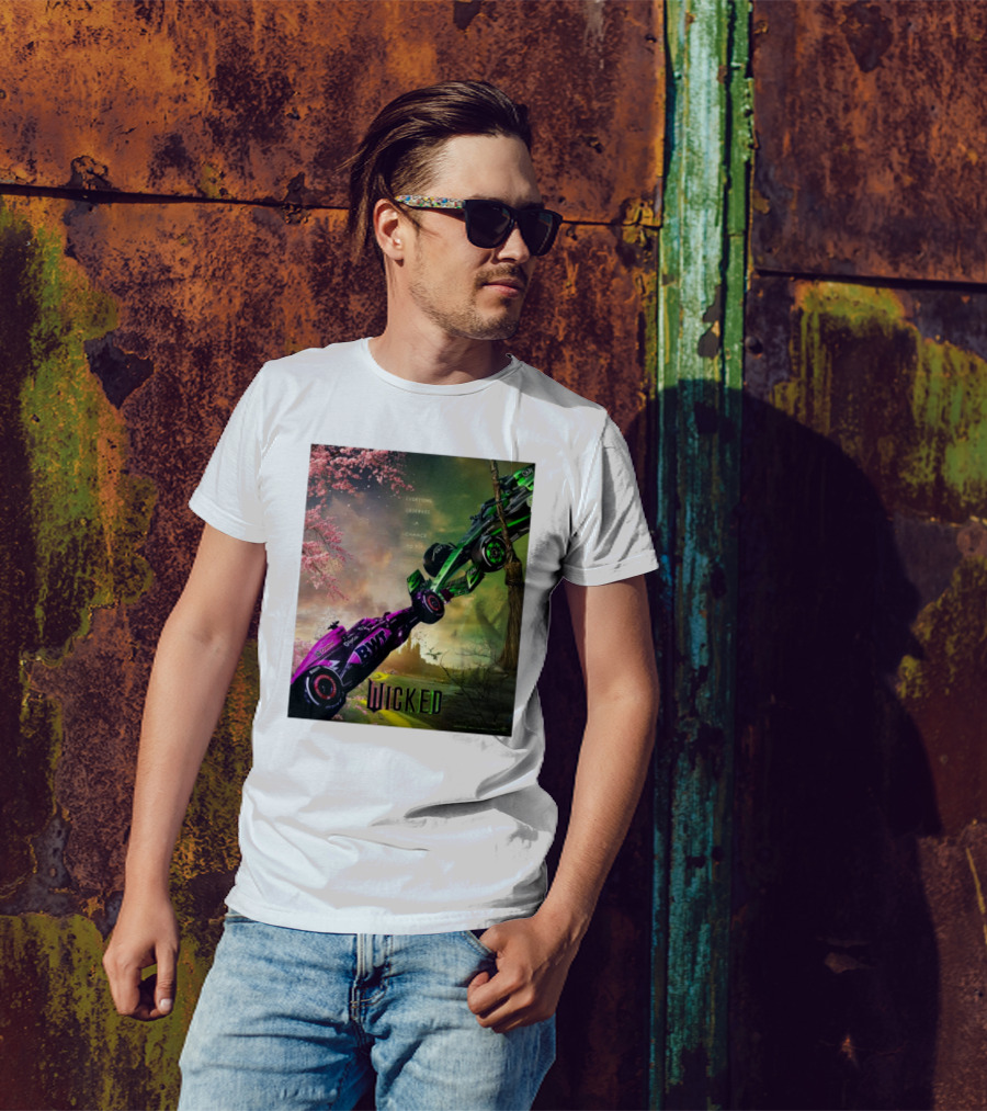 Wicked Everyone Deserves A Chance To Fly Racing Cars Vertical Sky Forest T-Shirt